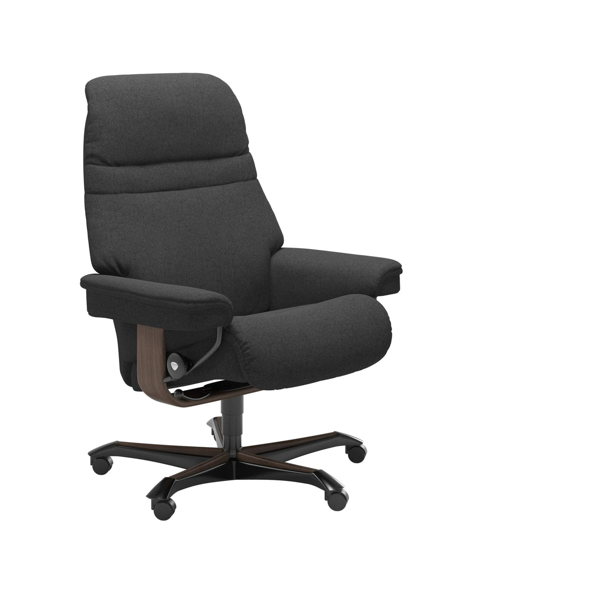 Stressless Sunrise kontorstol i Calido Dark Grey