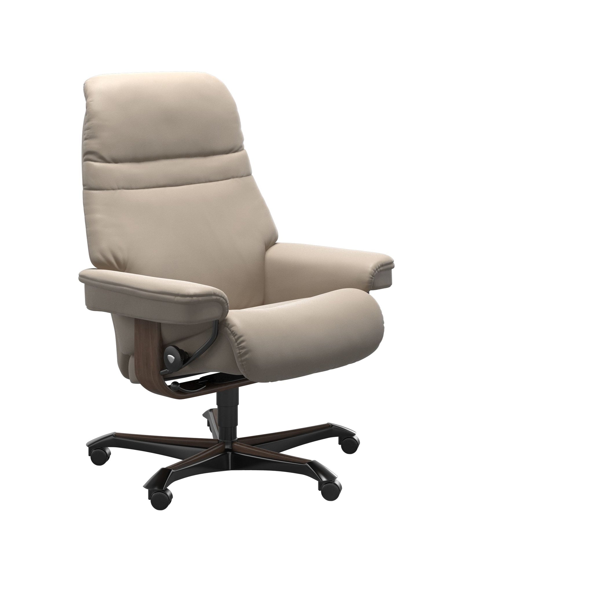 Stressless Sunrise kontorstol i Paloma Mushroom