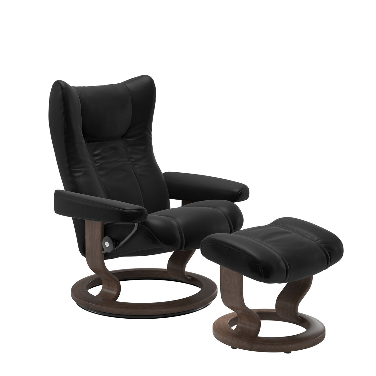 Stressless Wing Classic lænestol i Batick Black