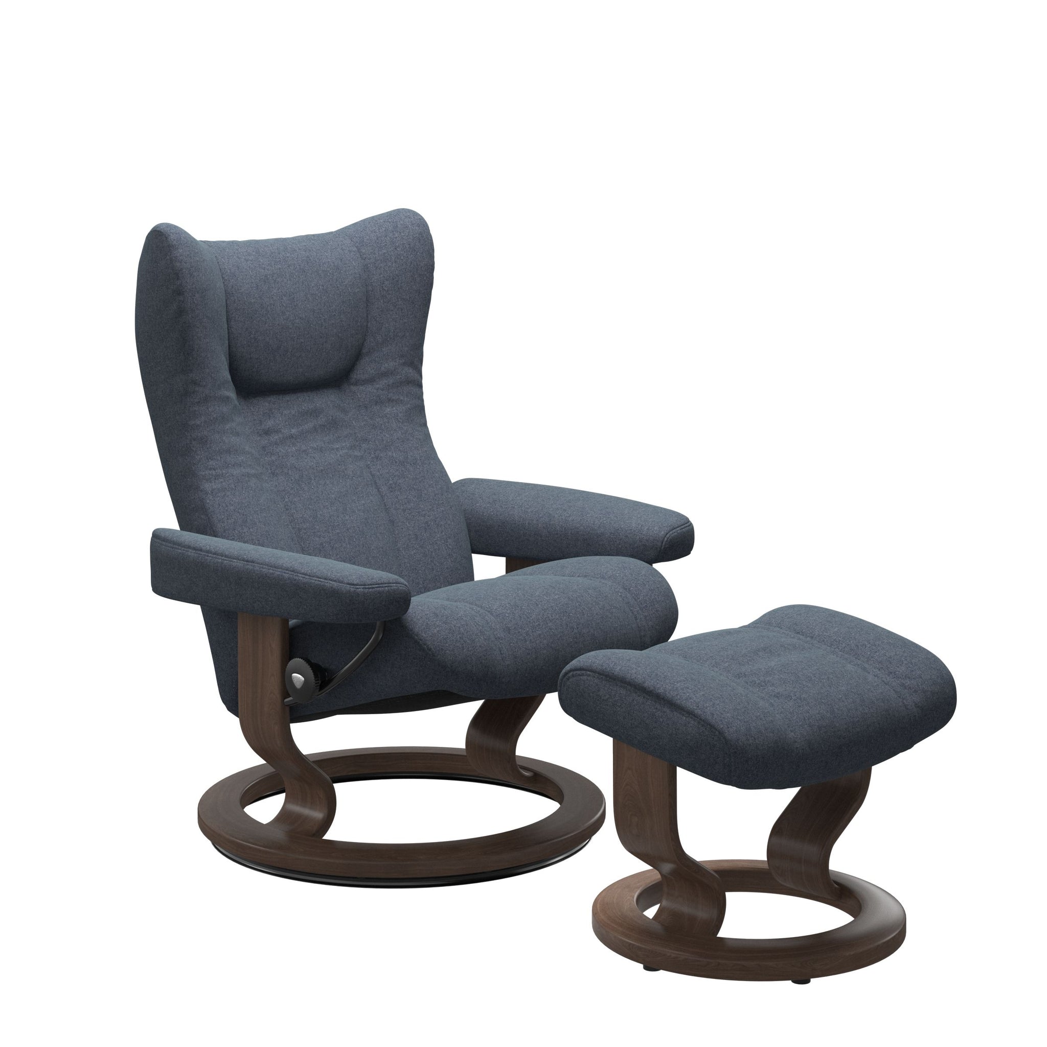 Stressless Wing Classic lænestol i Calido Blue