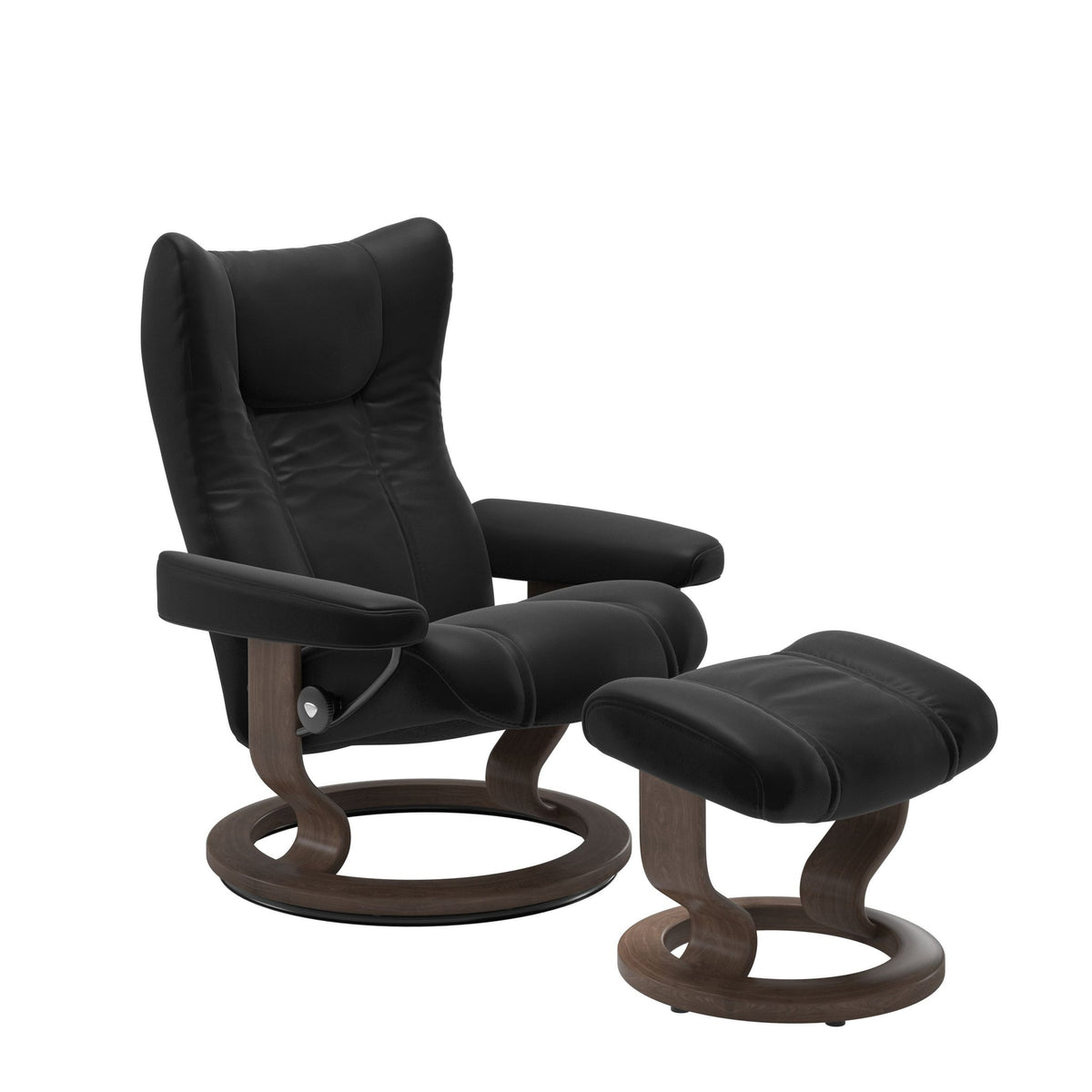 Stressless Wing Classic lænestol i Paloma Black