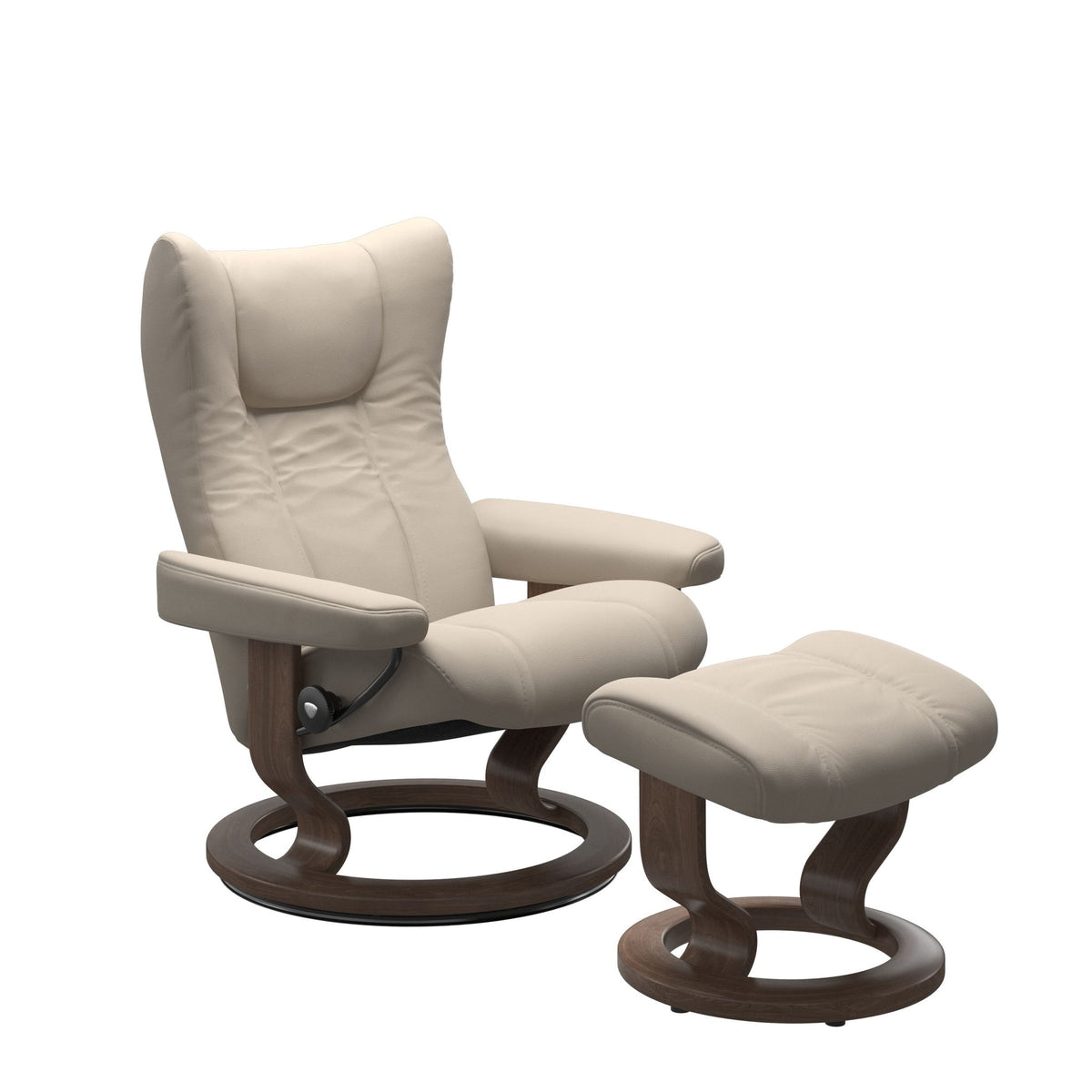 Stressless Wing Classic lænestol i Paloma Fog