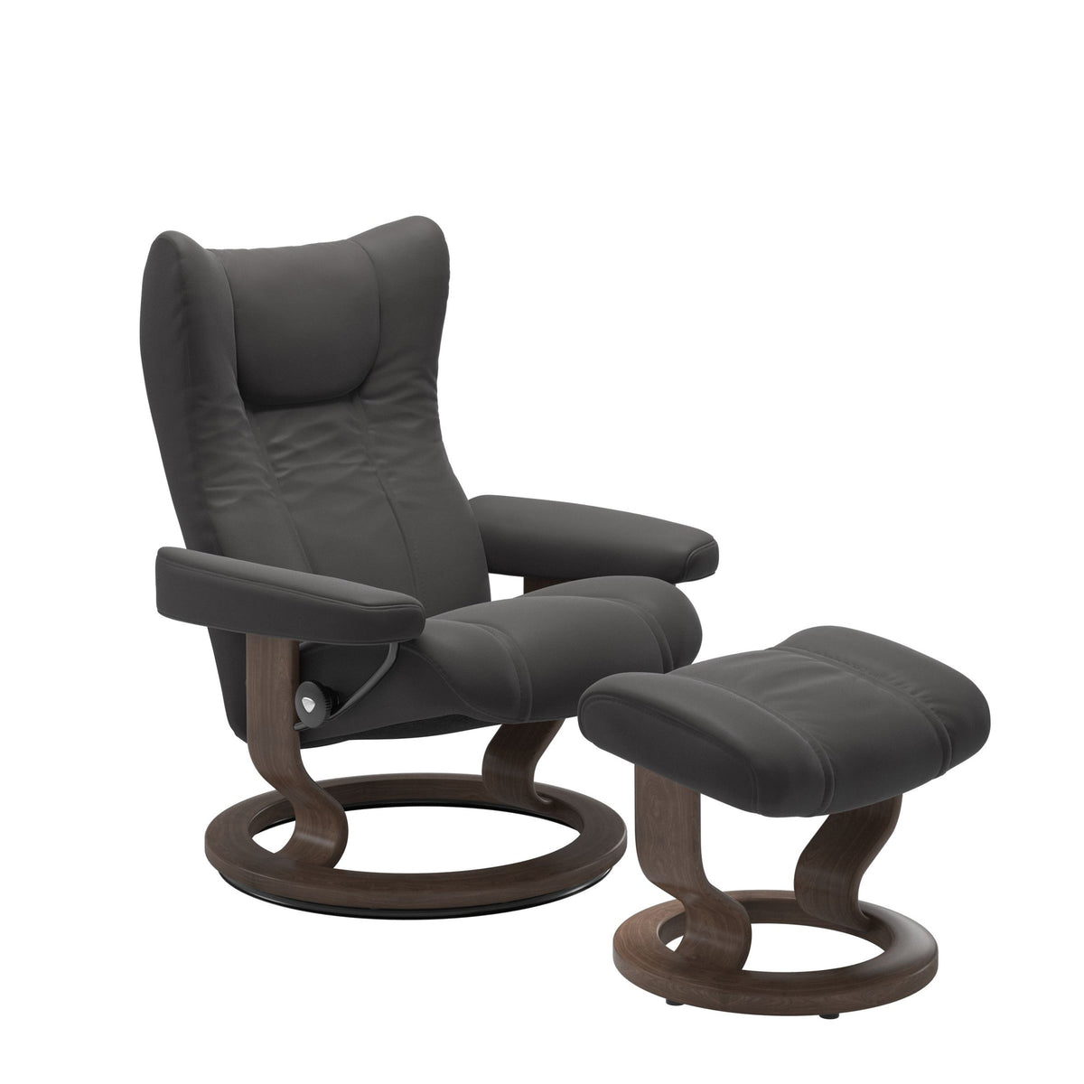 Stressless Wing Classic lænestol i Paloma Rock
