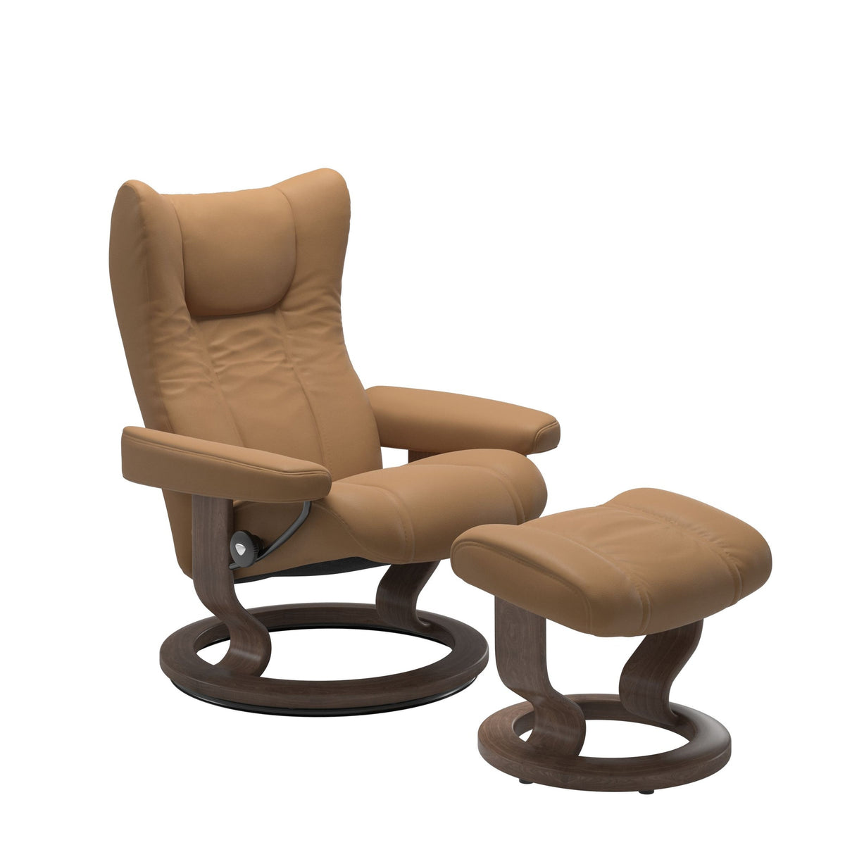 Stressless Wing Classic lænestol i Paloma Taupe