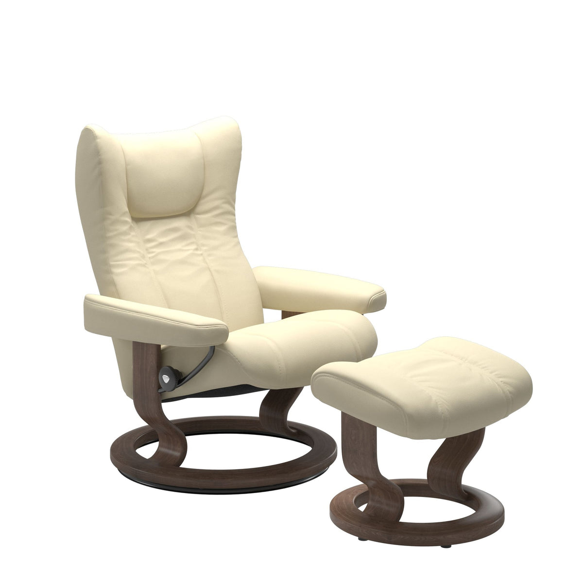 Stressless Wing Classic lænestol i Paloma Vanilla