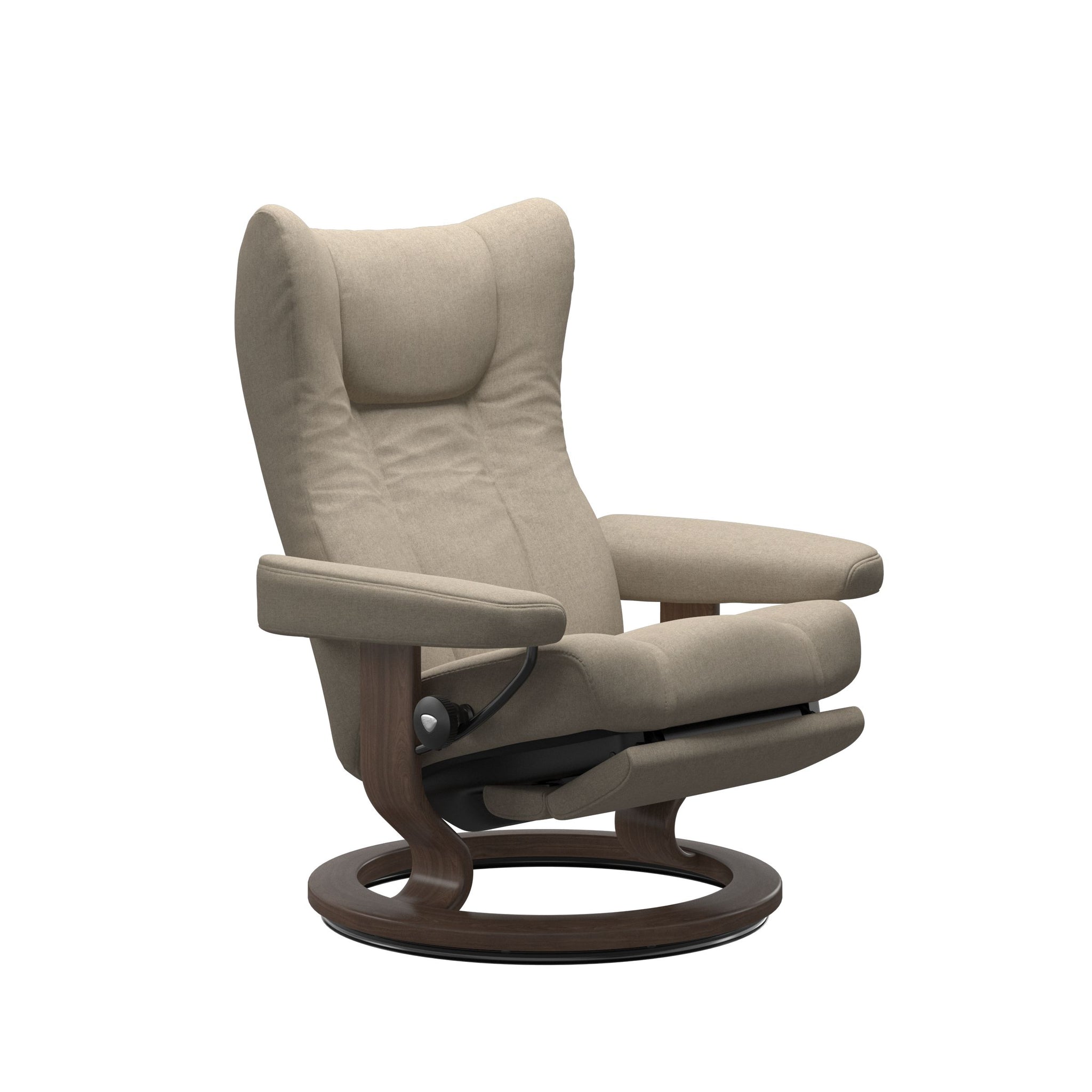 Stressless Wing Classic lænestol m. recliner i Calido Light Beige