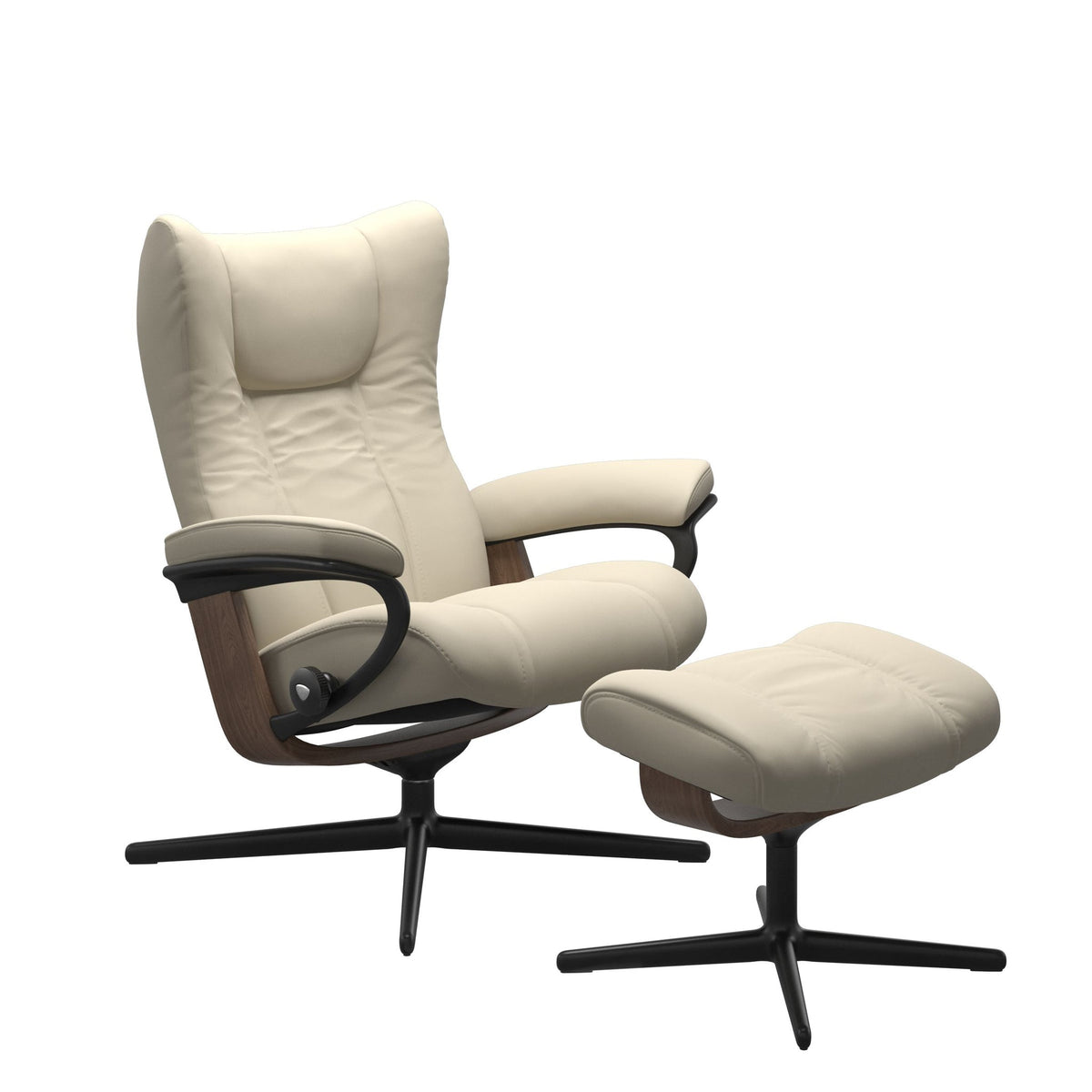 Stressless Wing Cross lænestol i Batick Cream