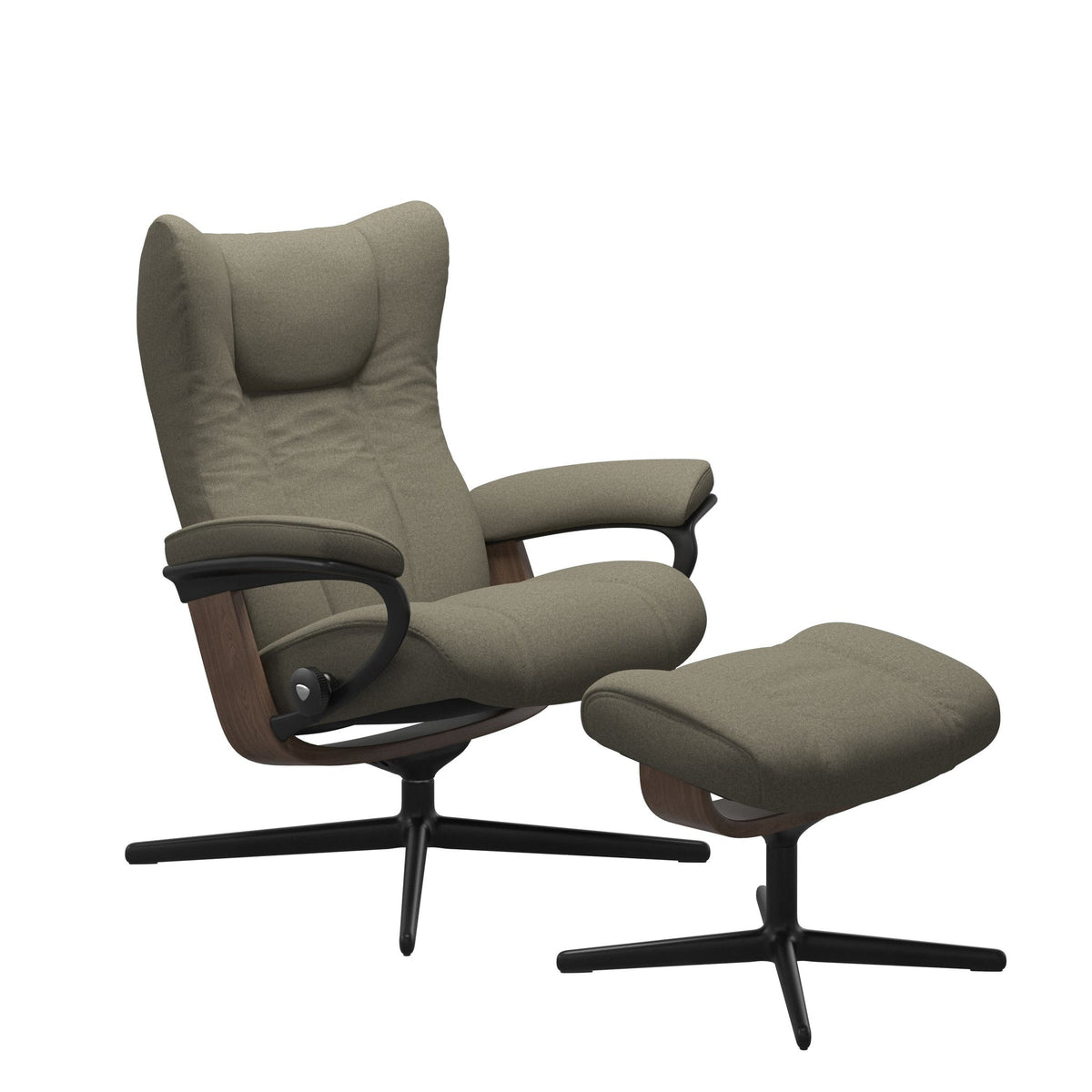Stressless Wing Cross lænestol i Calido Olive