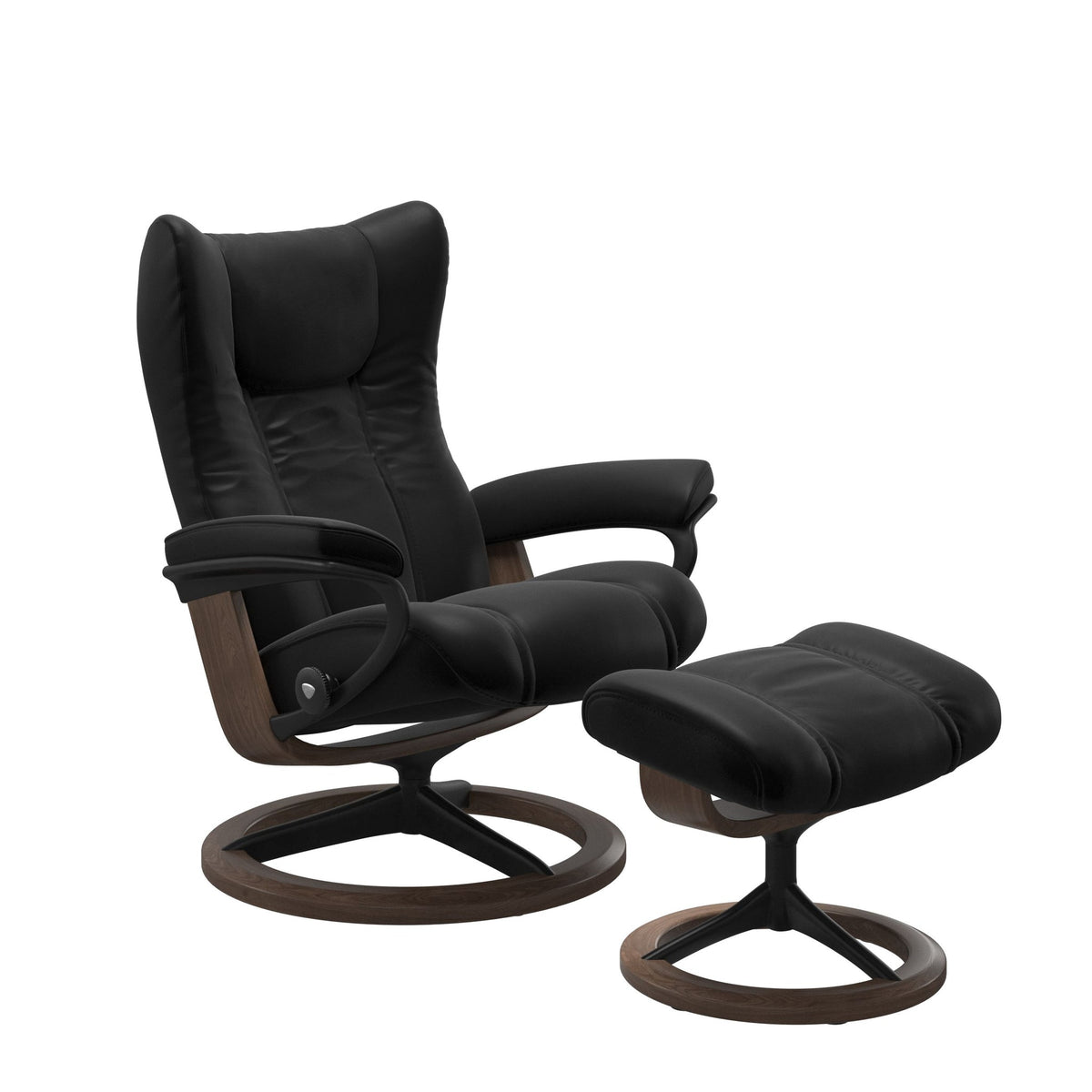 Stressless Wing Signature lænestol i Batick Black