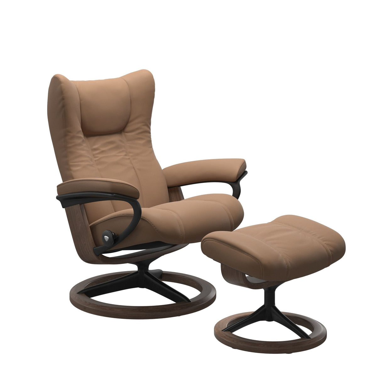 Stressless Wing Signature lænestol i Batick Latte