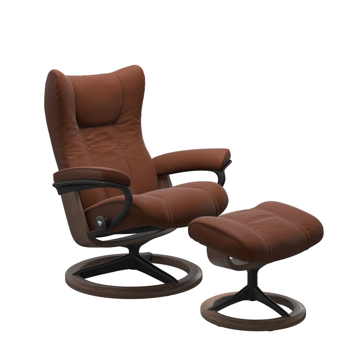 Stressless Wing Signature lænestol i Paloma Copper