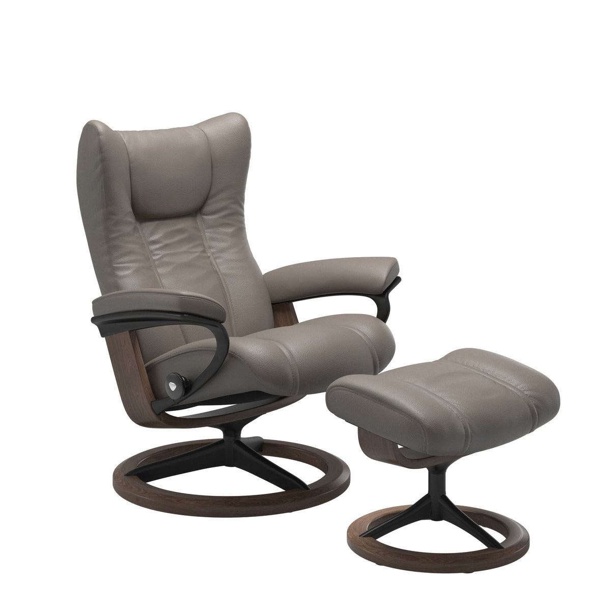 Stressless Wing Signature lænestol i Velaro Grey