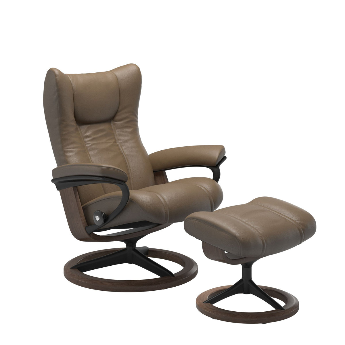 Stressless Wing Signature lænestol i Velaro Mole