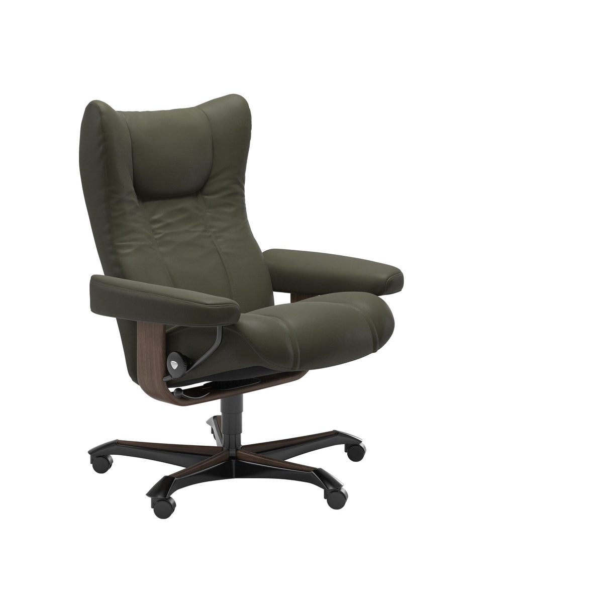 Stressless Wing kontorstol i Paloma Dark Olive
