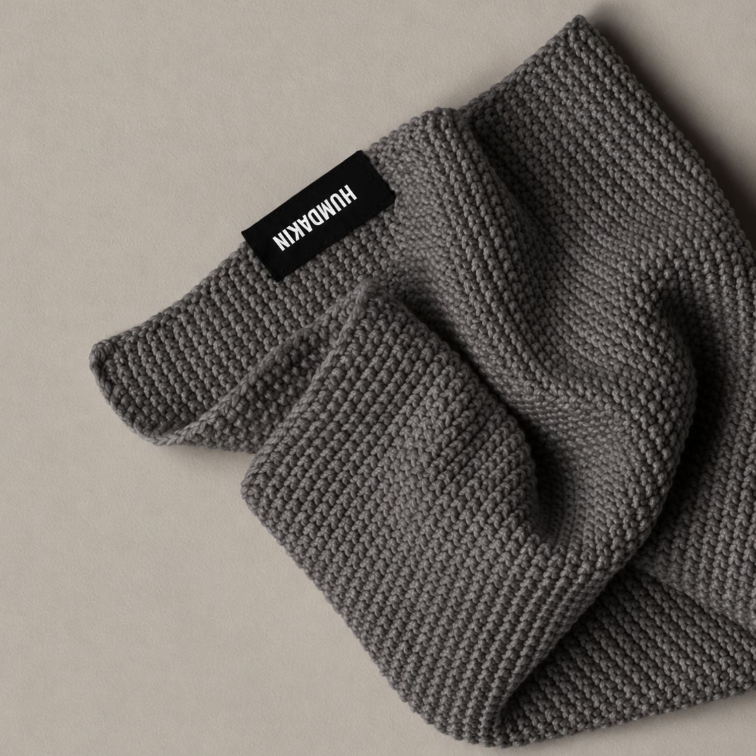 Strikket Karklud - Steel Grey