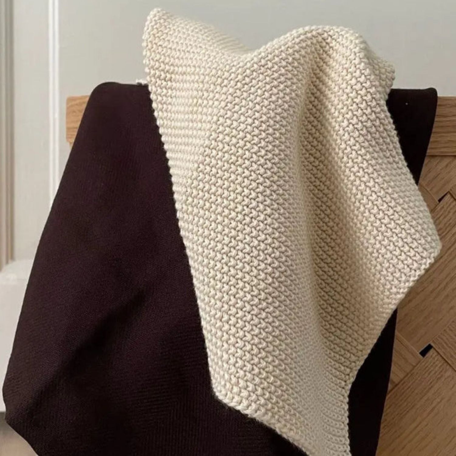 Strikket Karklud - Undyed