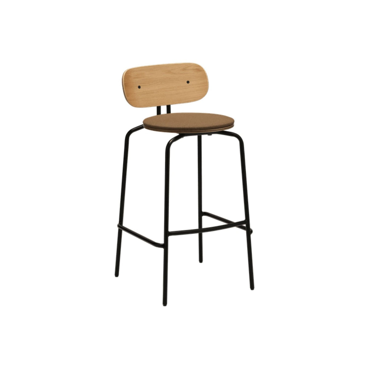 UMAGE Curious barstol – Sort / Sugar Brown