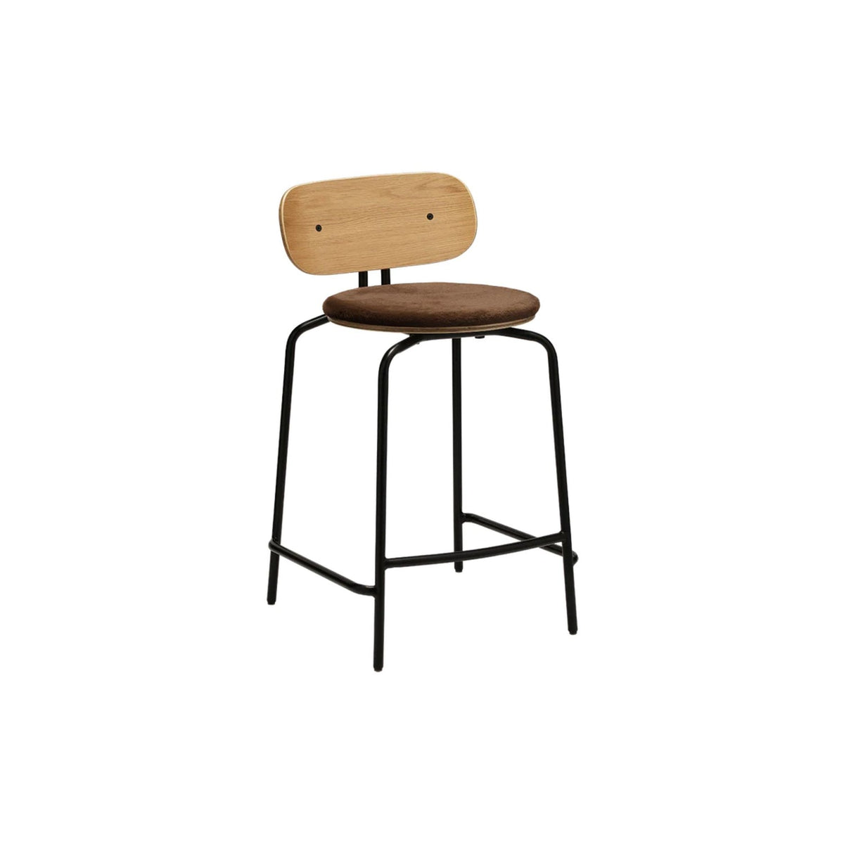 UMAGE Curious counterstol – Sort / Teddy brown