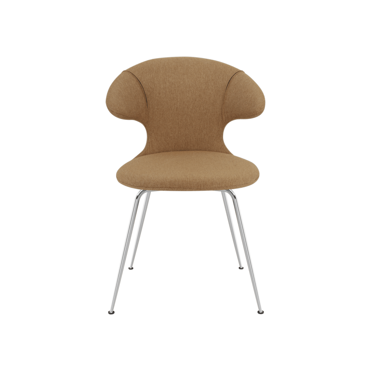 UMAGE Time Flies spisebordsstol – Chrome / Sugar Brown