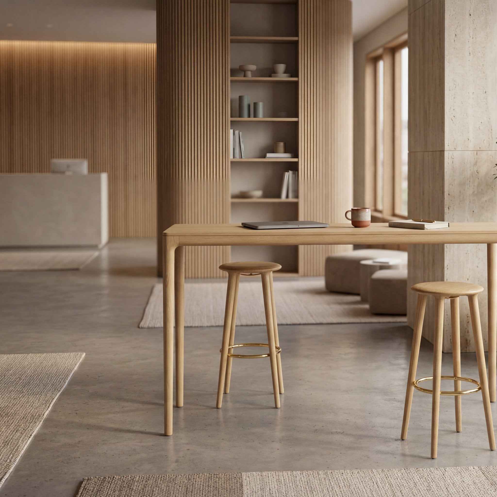 UMAGE Heart'n'Soul counterbord i lakeret eg – miljøbillede