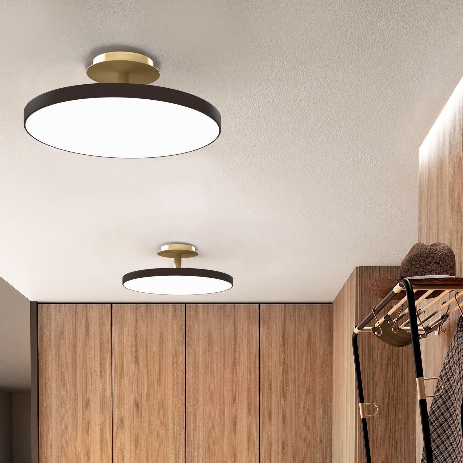 UMAGE Asteria Up lampe i Anthracite Grey – miljøbillede