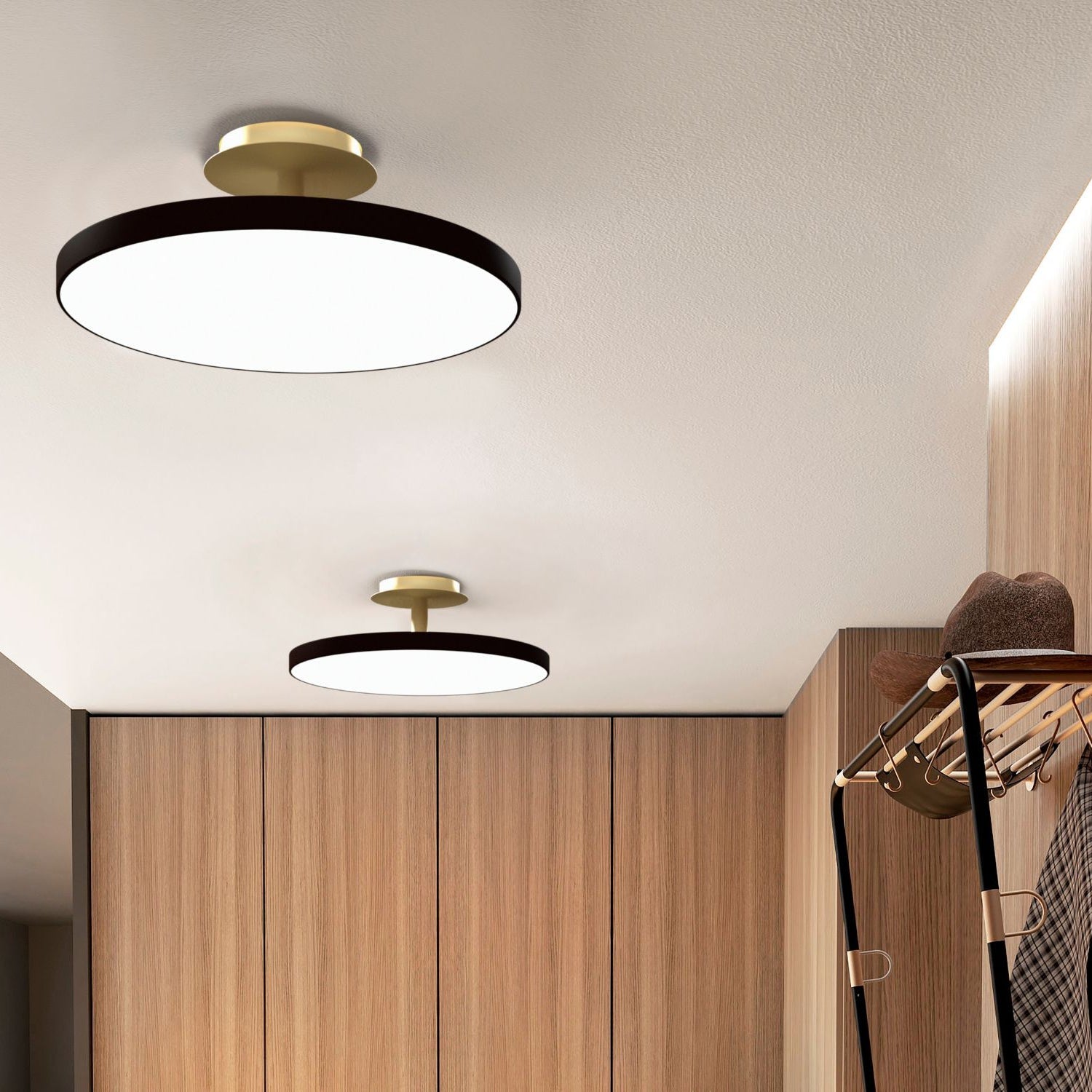 UMAGE Asteria Up lampe i Black – miljøbillede