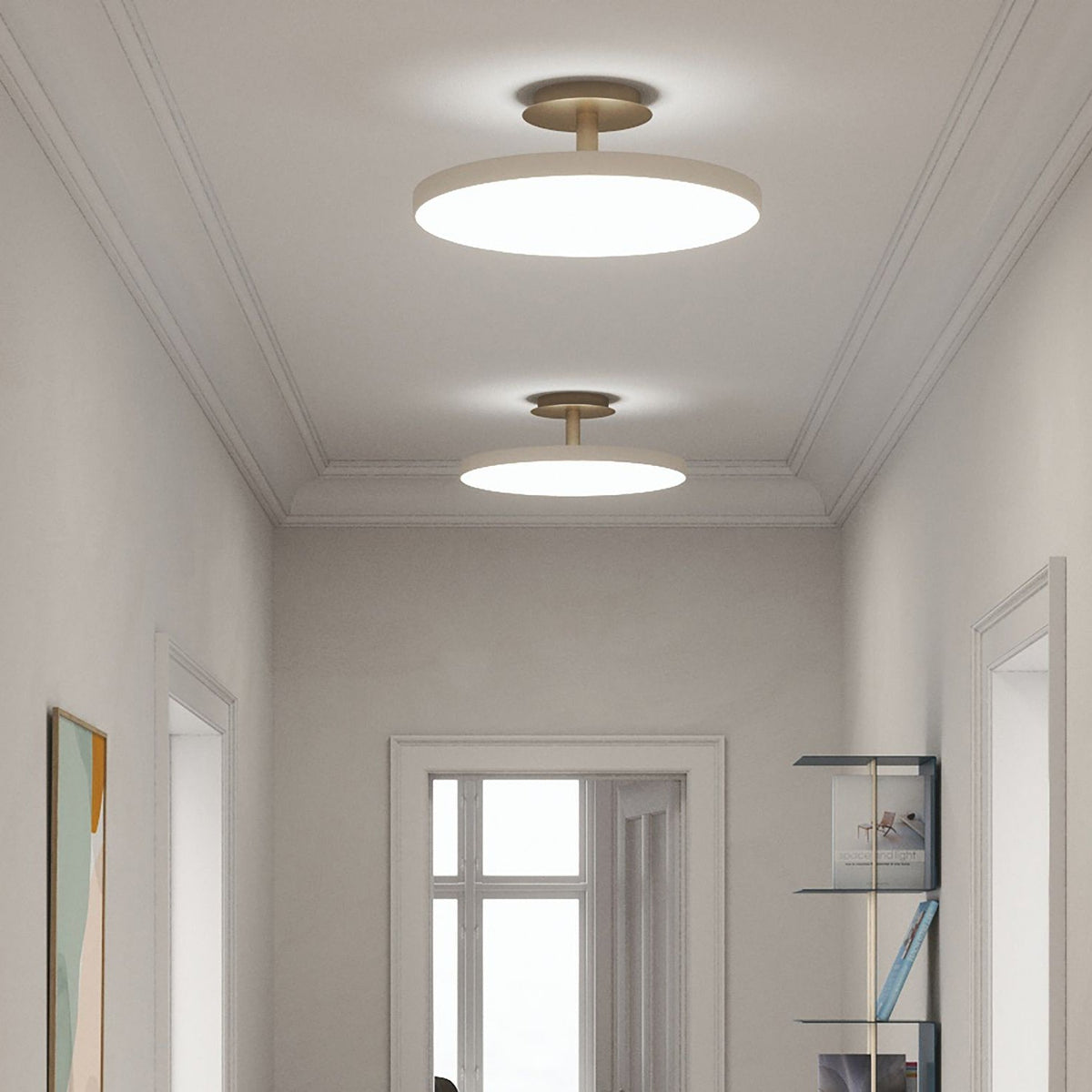 UMAGE Asteria Up lampe i Pearl White – miljøbillede