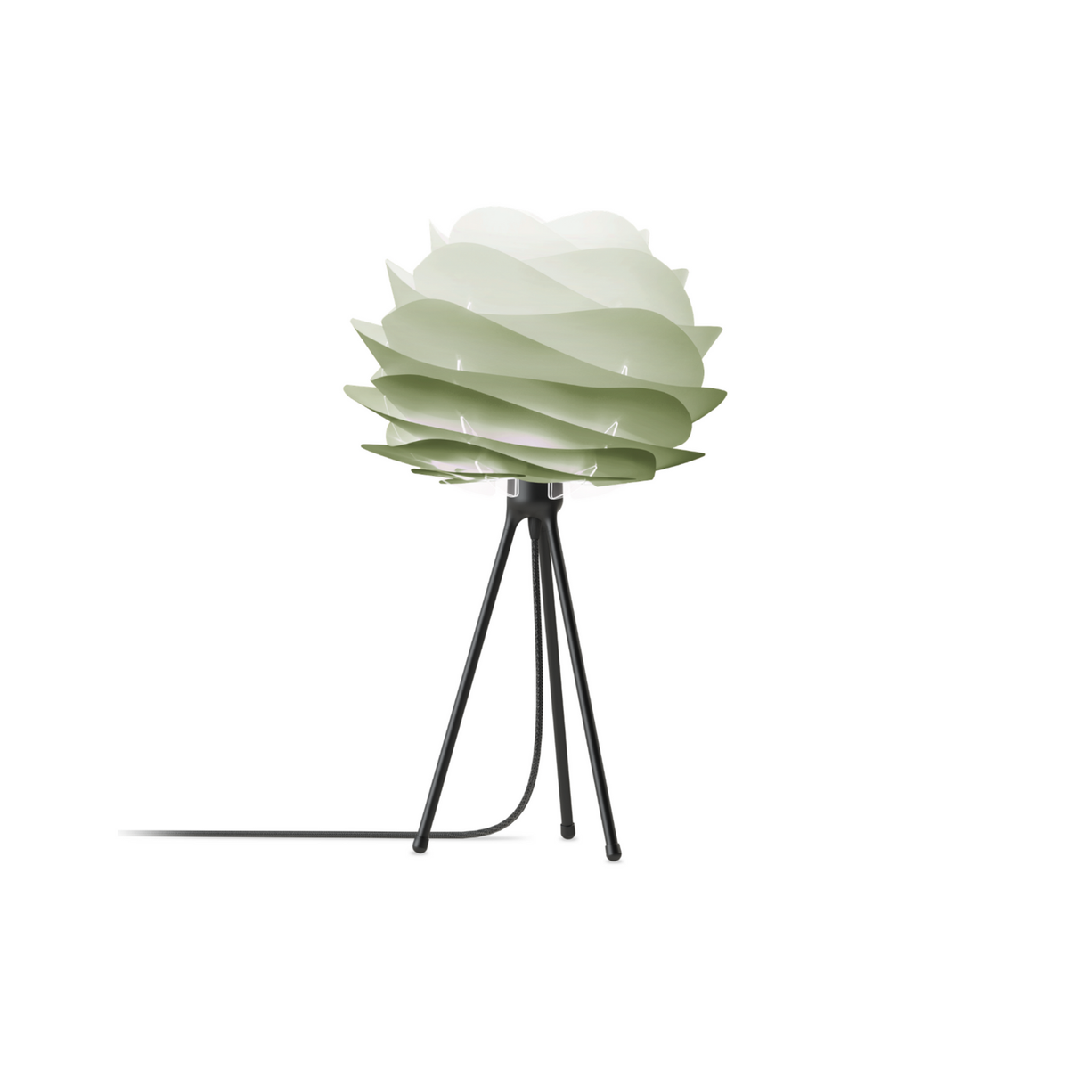 UMAGE Carmina mini bordlampe i Amazonas på sort Tripod-fod