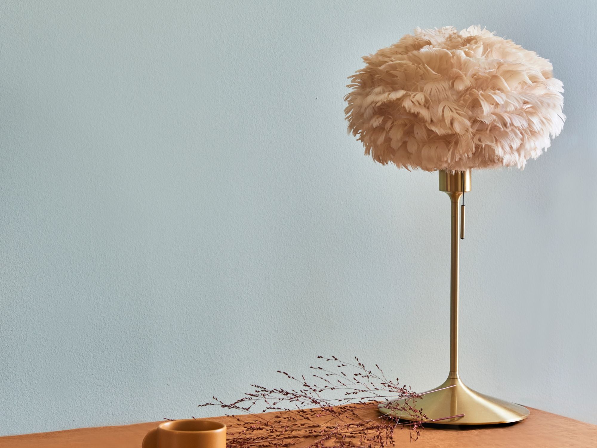 Eos champagne bordlampe