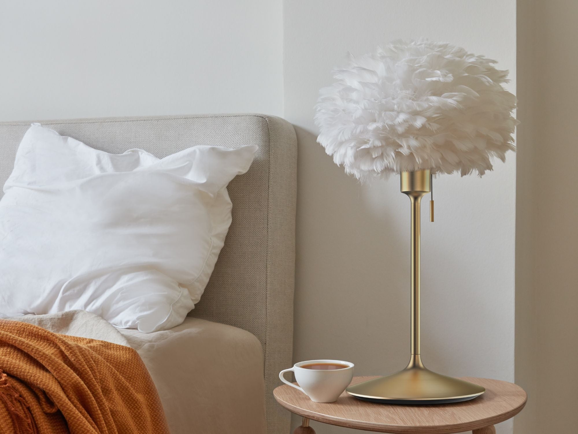 Eos champagne bordlampe