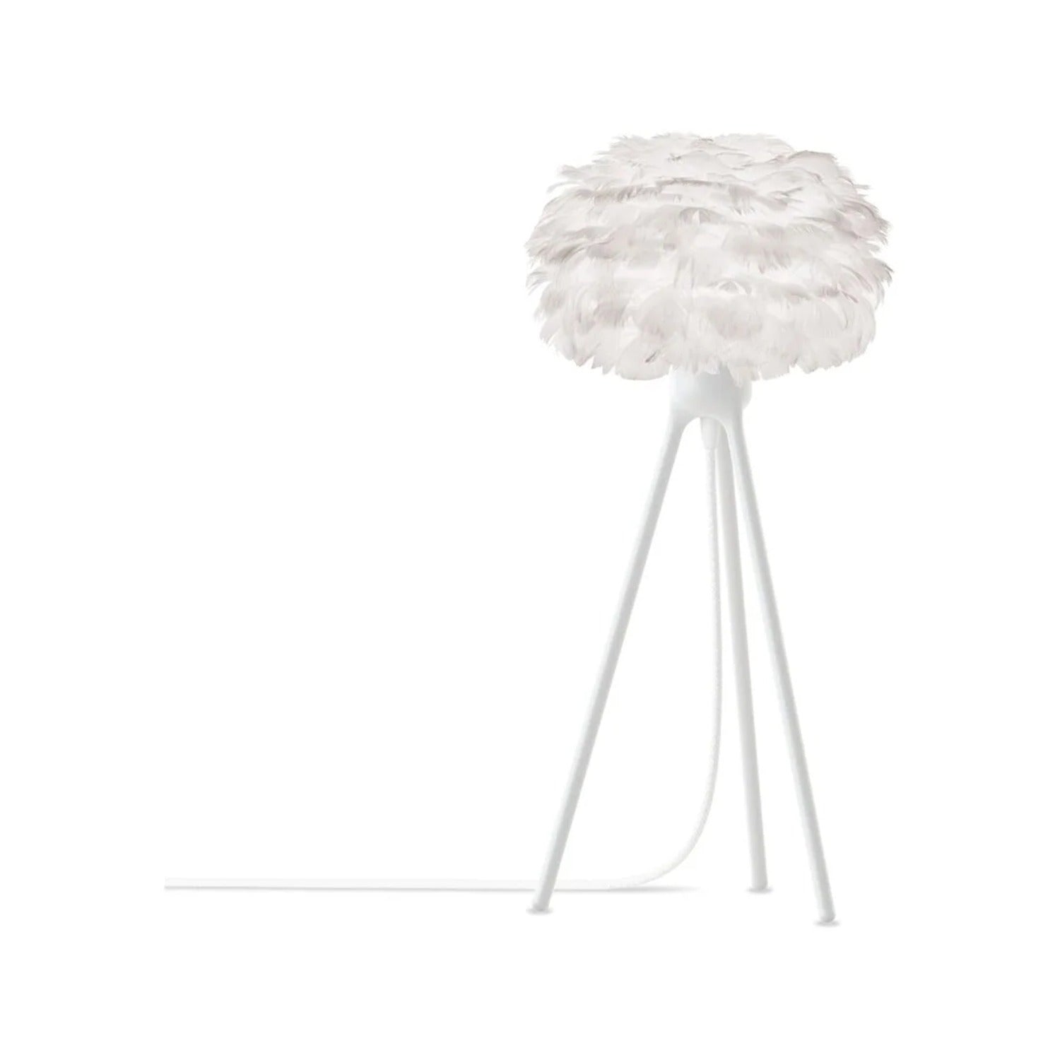 UMAGE Eos Tripod bordlampe, White skærm Micro på hvid Tripod-fod