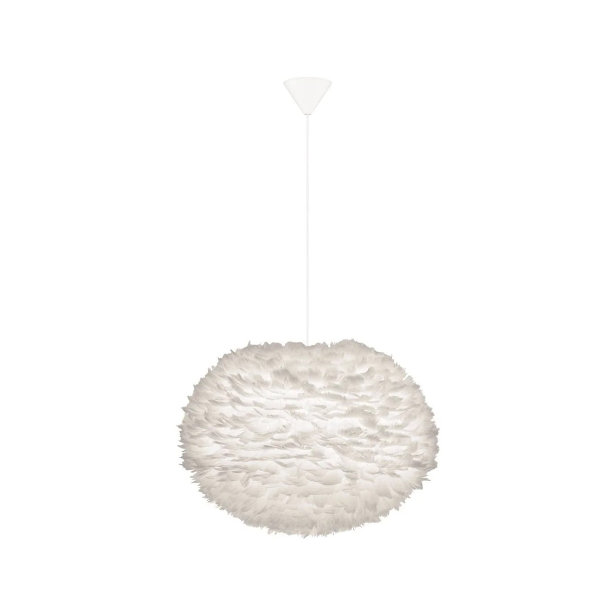UMAGE Eos pendel i White, Large med hvid ledning