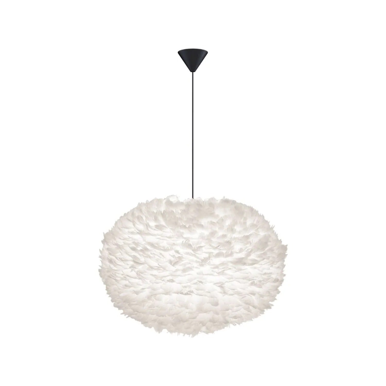 UMAGE Eos pendel i White, X-Large med sort ledning
