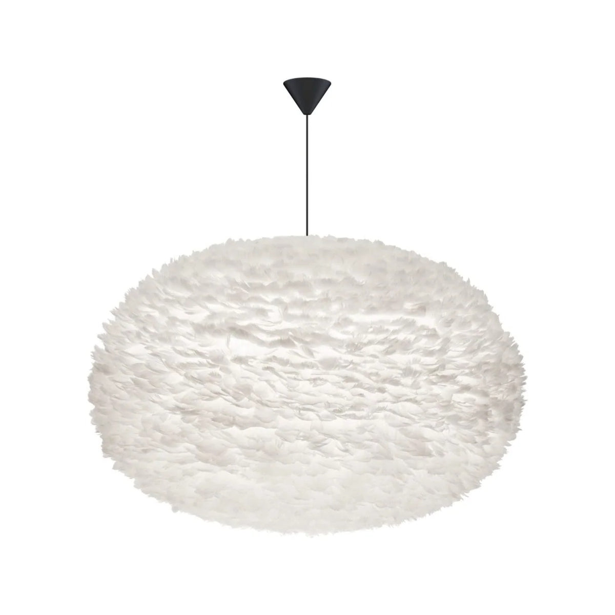 UMAGE Eos pendel i White, XX-Large med sort ledning