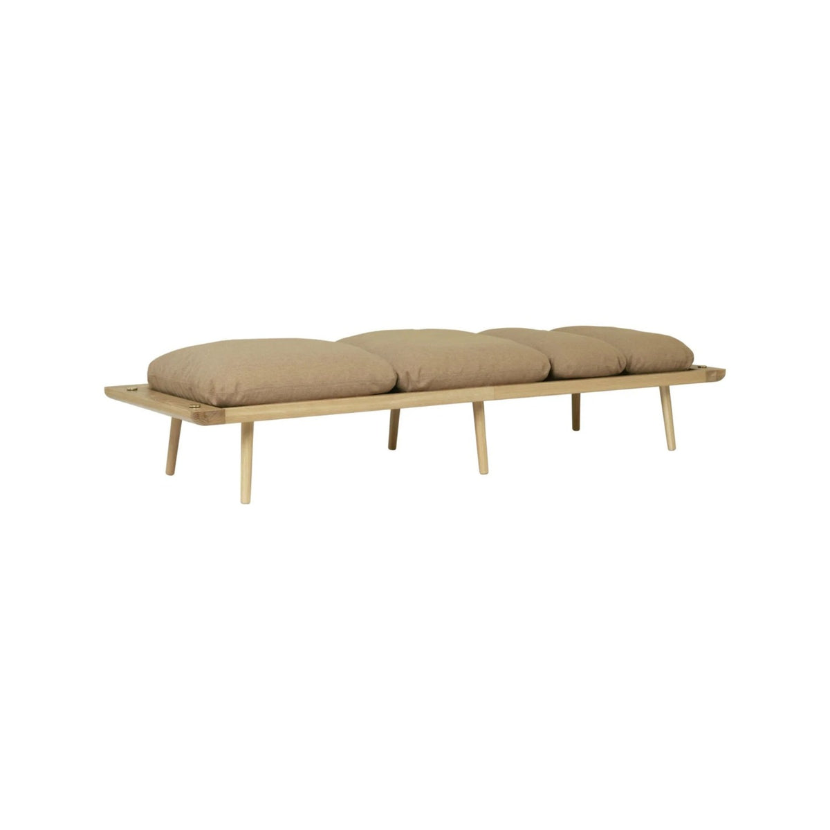 UMAGE Lounge Around daybed – Lakeret eg / Sugar Brown