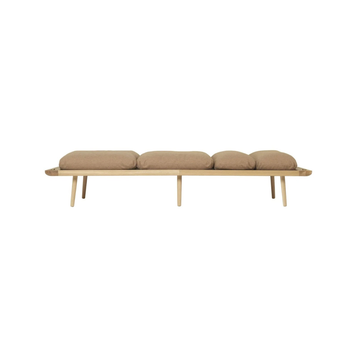 UMAGE Lounge Around daybed – Lakeret eg / Sugar Brown