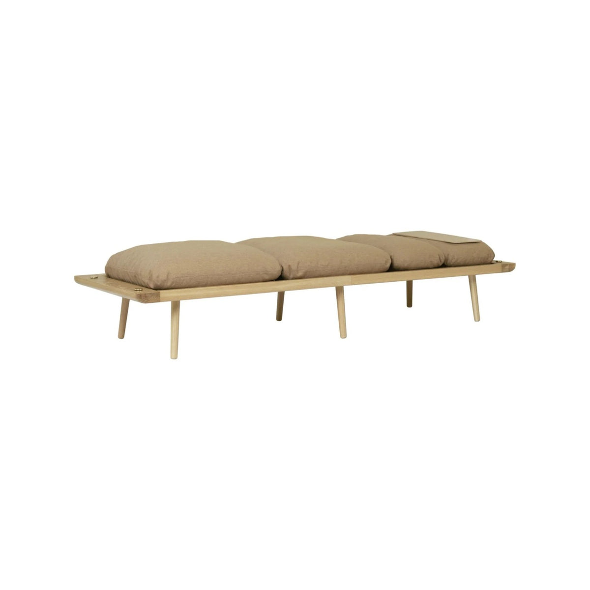 UMAGE Lounge Around daybed – Lakeret eg / Sugar Brown