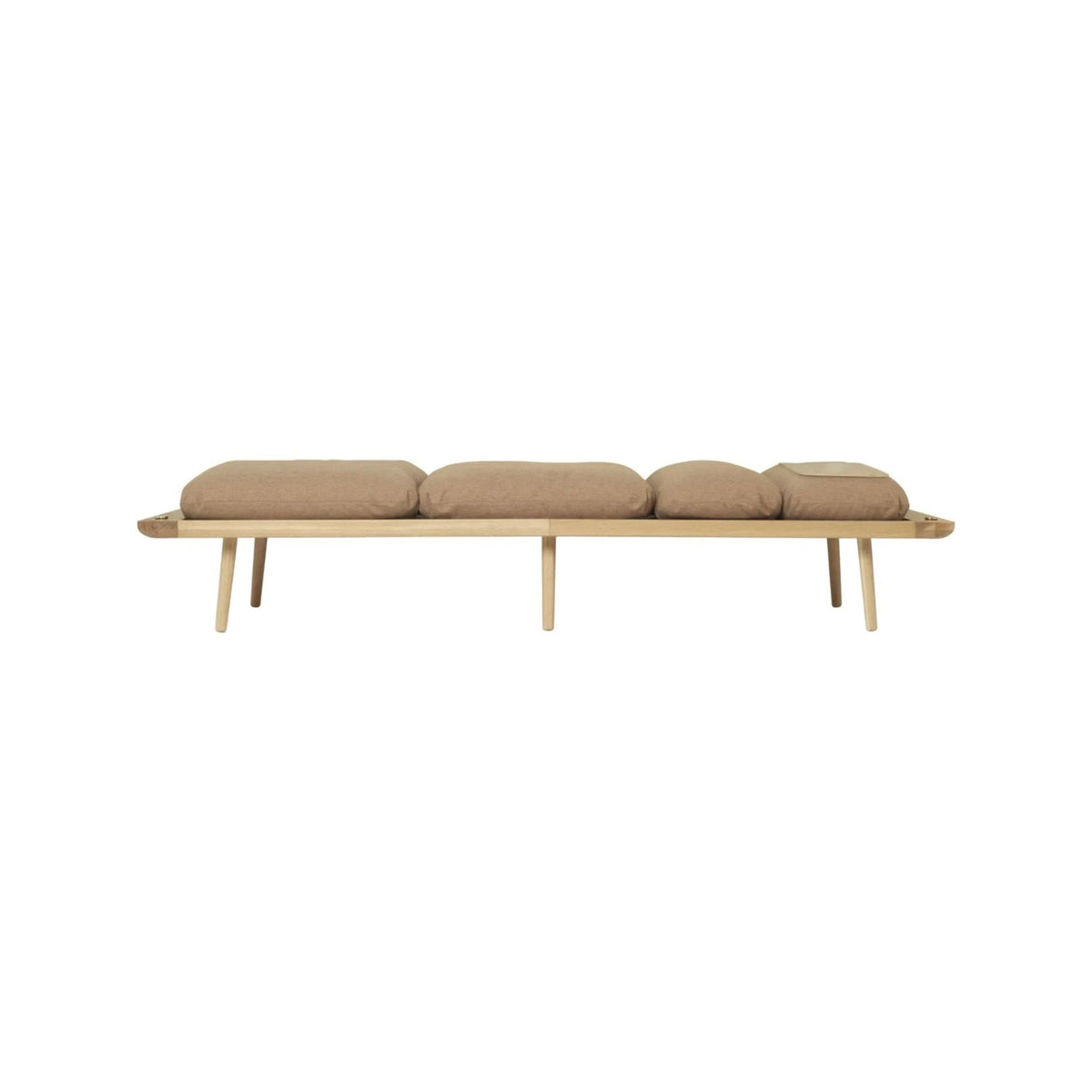 UMAGE Lounge Around daybed – Lakeret eg / Sugar Brown