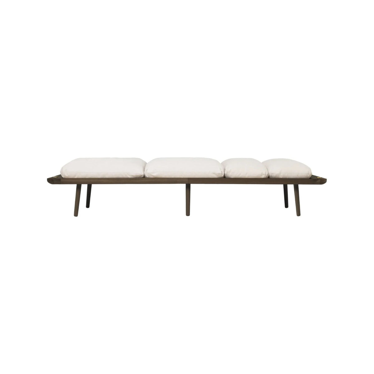 UMAGE Lounge Around daybed – Lakeret mørkbejdset eg / White Sands