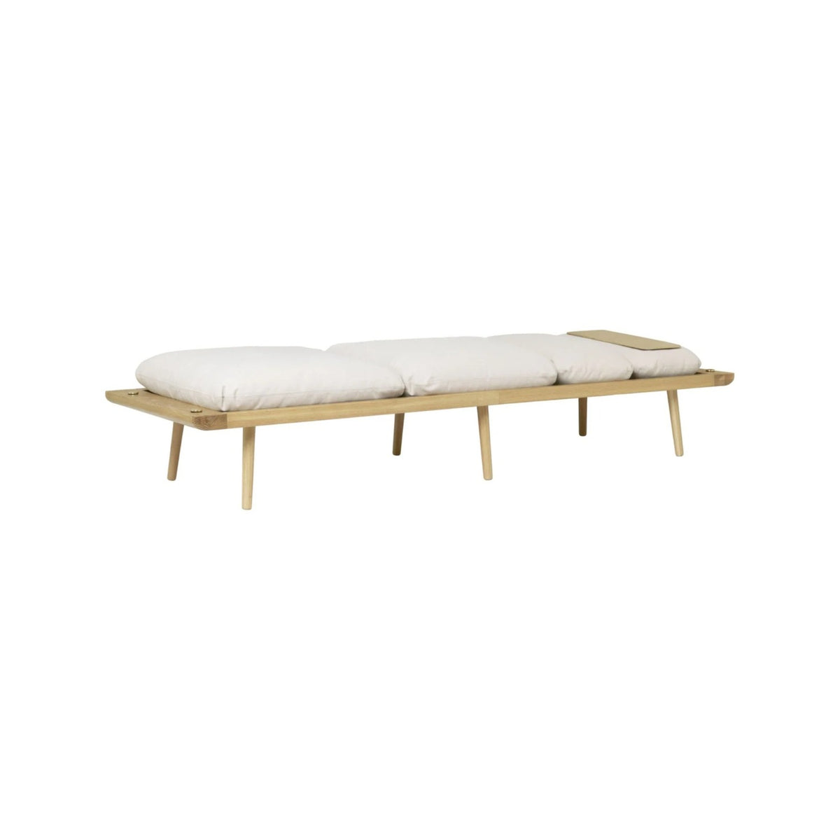 UMAGE Lounge Around daybed – Lakeret eg / White Sands