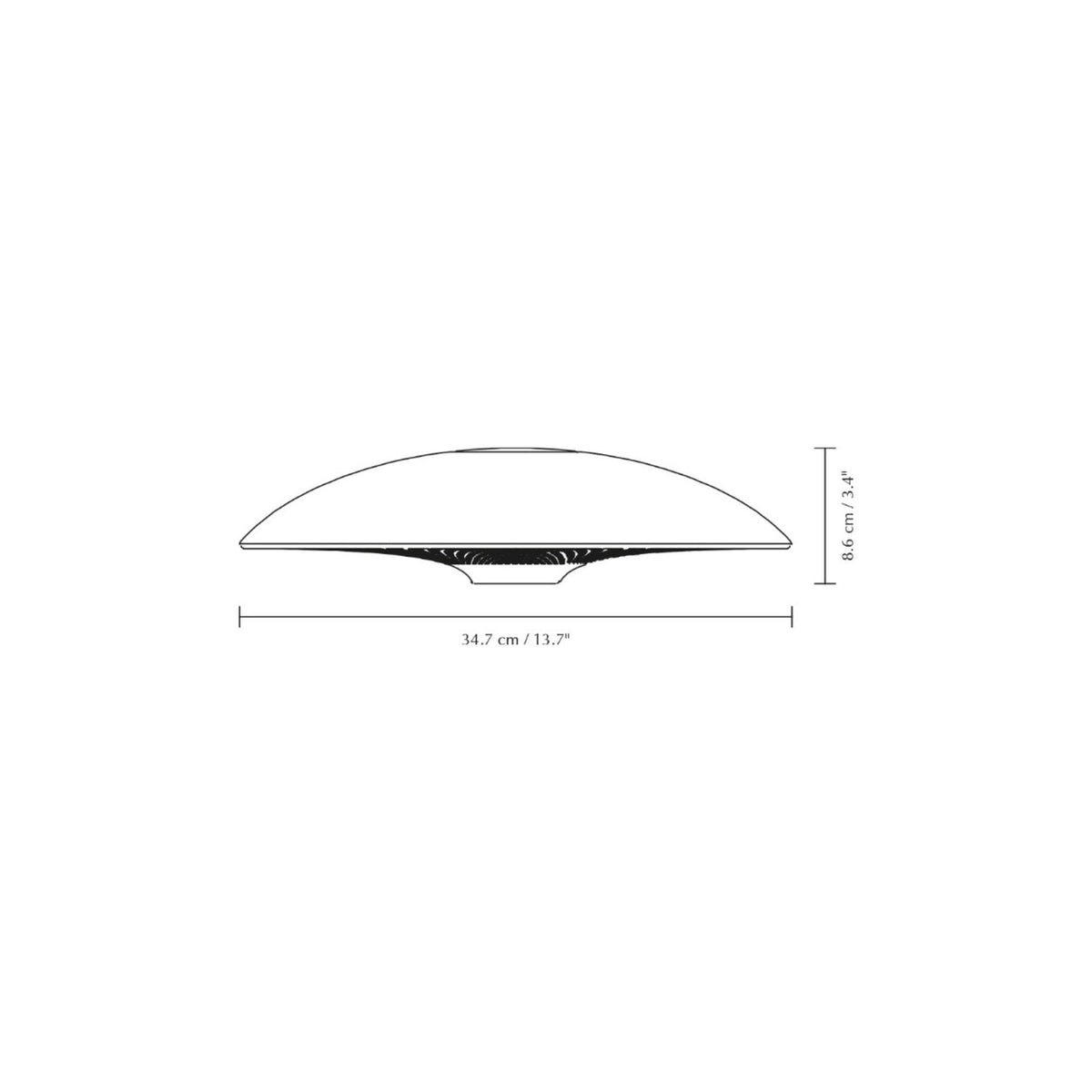 UMAGE Manta Ray bordlampe