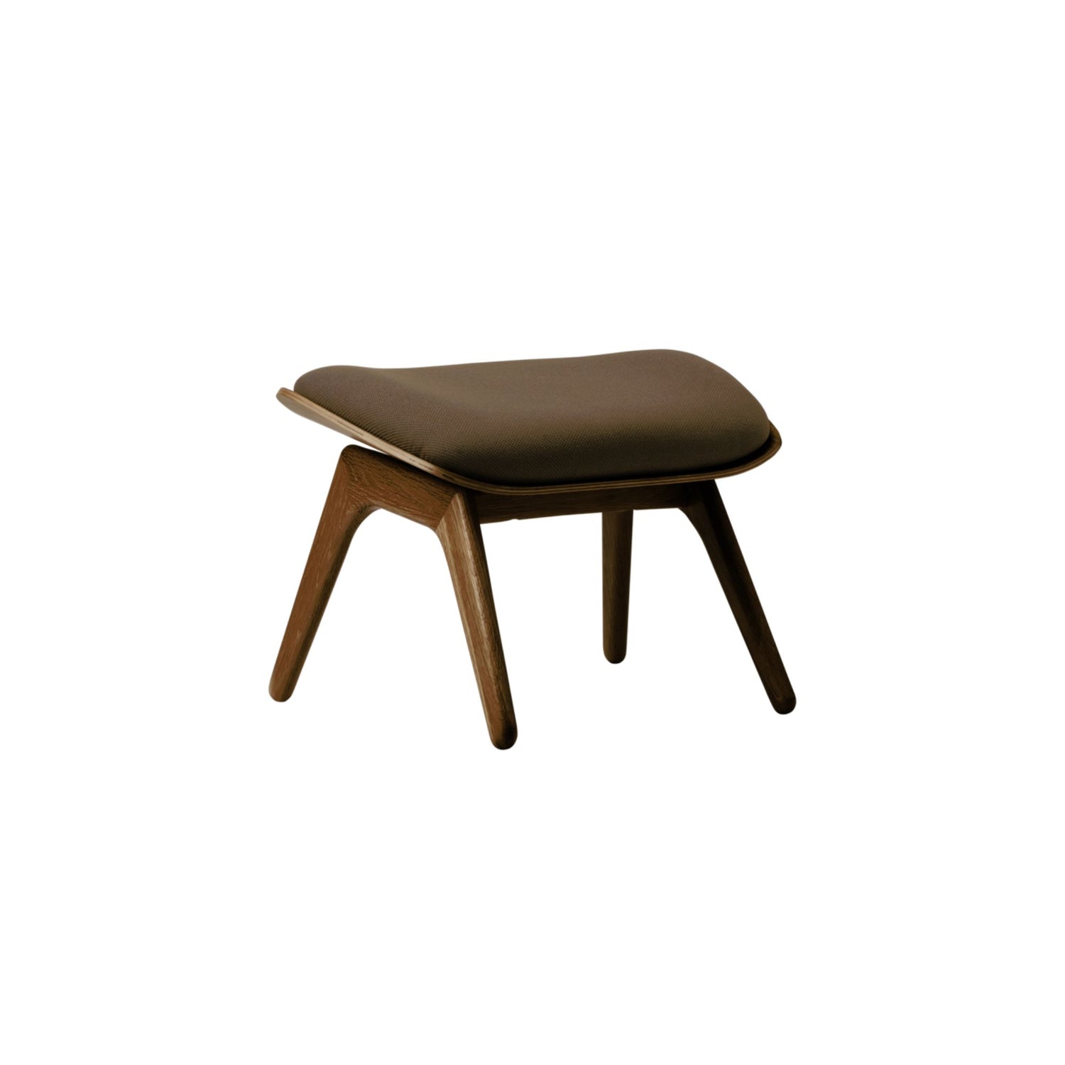 UMAGE The Reader Ottoman skammel – Lakeret mørkbejdset eg / Mocca