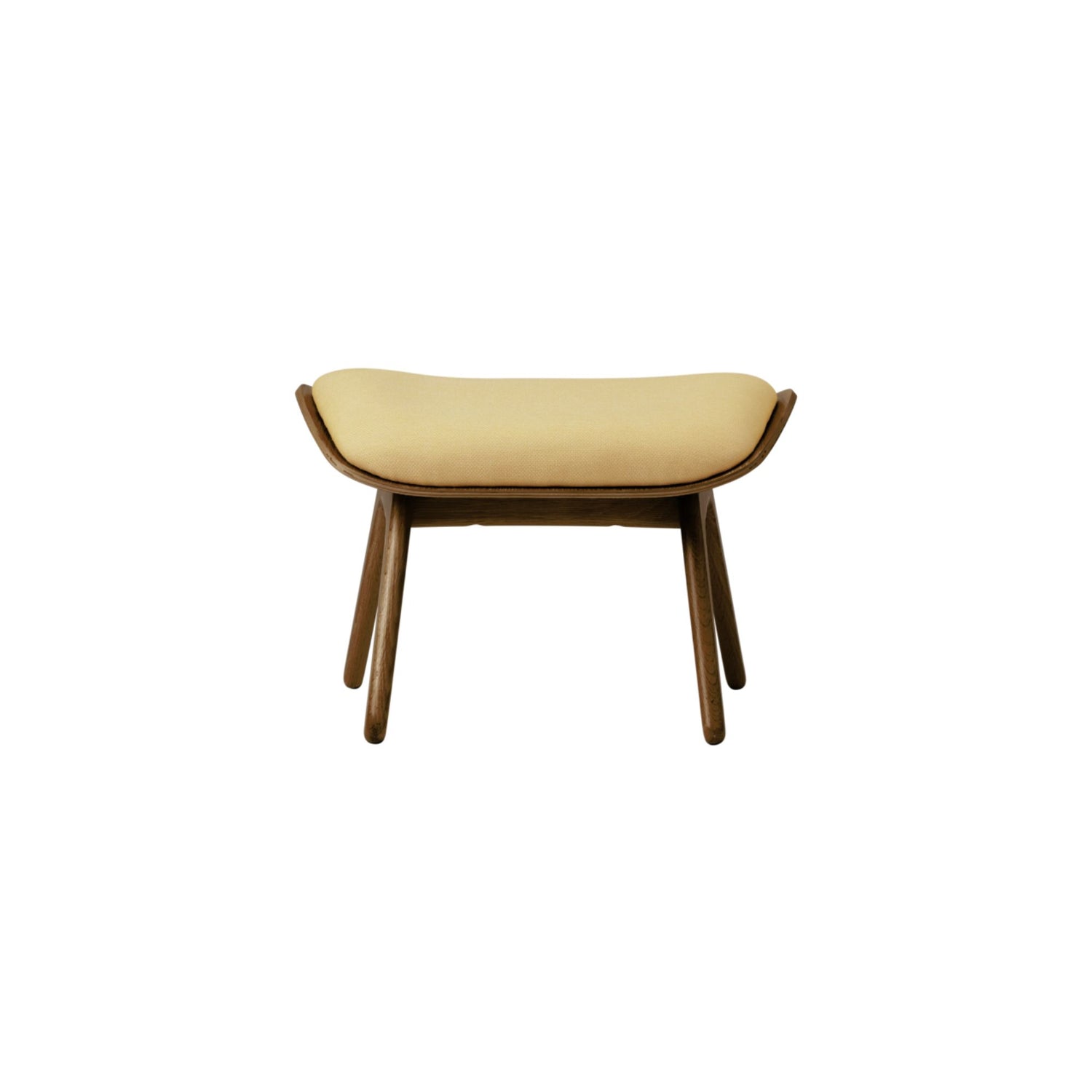 UMAGE The Reader Ottoman skammel – Lakeret mørkbejdset eg / Summer Shine
