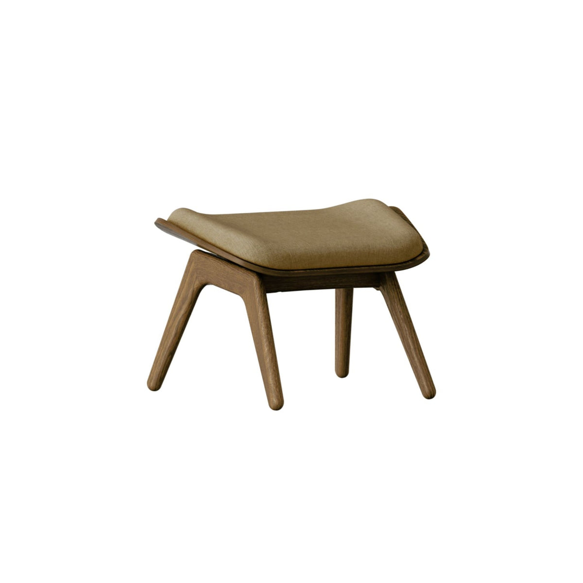UMAGE The Reader Ottoman skammel – Lakeret mørkbejdset eg / Sugar Brown