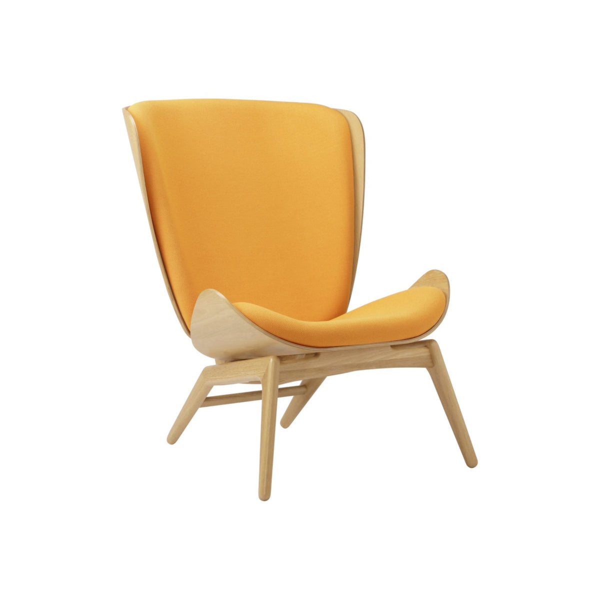 UMAGE The Reader loungestol – Lakeret eg / Tangerine