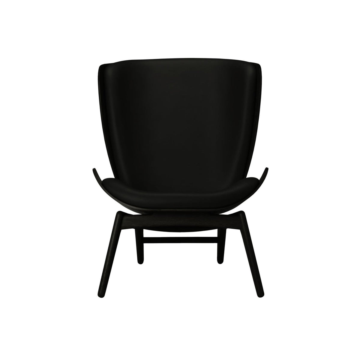 UMAGE The Reader loungestol – Lakeret sortfarvet eg / Black leather