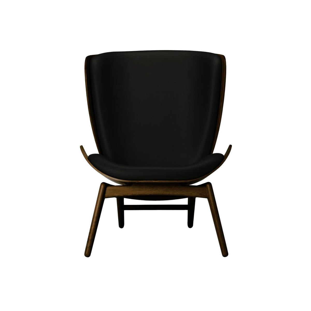 UMAGE The Reader loungestol – Lakeret mørkbejdset eg / Black leather