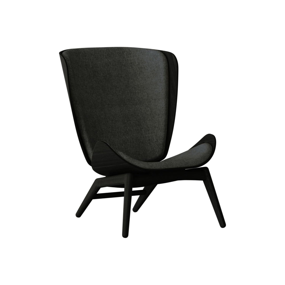 UMAGE The Reader loungestol – Lakeret sortfarvet eg / Shadow