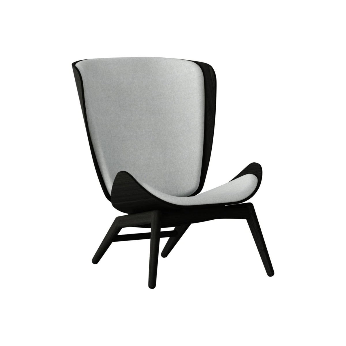 UMAGE The Reader loungestol – Lakeret sortfarvet eg / Sterling