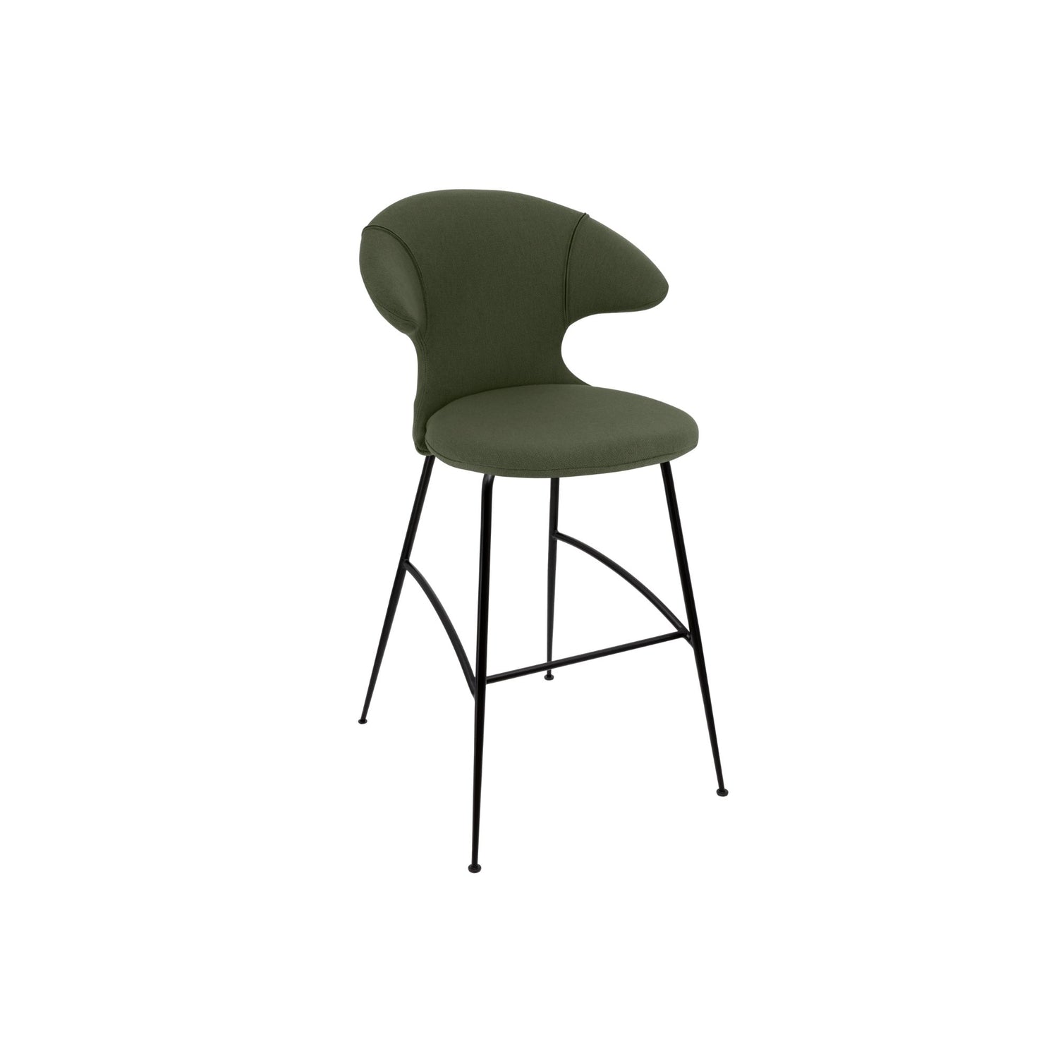 UMAGE Time Flies barstol – Sort / Racing Green